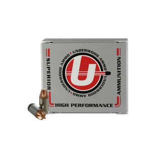 Underwood Xtreme Defender Hunting & Self Defense Handgun Ammunition .380 ACP(+P) 68gr Solid 1400 fps 20/ct