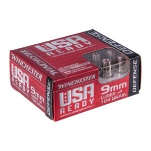 Usa Ready 9mm Luger Ammo - 9mm Luger 124gr Hex-Vent Hollow Point 20/Box