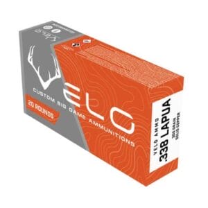 VELO 338 Lapua Magnum 300gr Solid Copper Rifle Ammo - 20 Rounds