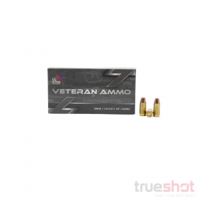 Veteran Ammo - 9mm - 124 Grain - JHP - Hornady XTP