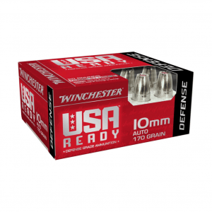 WINCHESTER AMMO USA Ready 10mm Auto HEX-VENT HP 170Gr 20rd Handgun Ammo (RED10HP)