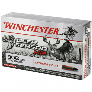 WINCHESTER Deer Season XP Copper Impact 308 Win 150gr 20rd Box Bullets (X308DSLF)