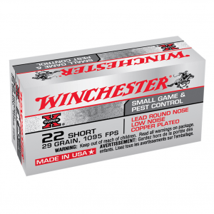 WINCHESTER Super-X 22 Short 29Gr Lead Round Nose Rimfire Ammo (X22S)