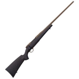 Weatherby Mark V Hunter 270 Winchester Bronze Creakote Bolt Action Rifle - 24in - Black