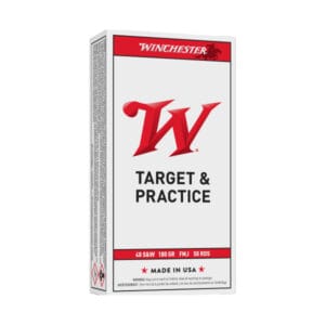 Winchester .40 S&W 180 Grain FMJ Centerfire Handgun Ammo