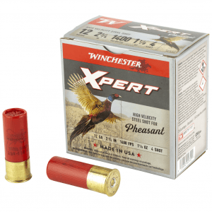 Winchester Ammo Xpert 12 Gauge 2-3/4in 1-1/8oz #4 Shotshell 25 Round Box (WEXP12H4)