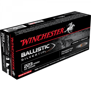 Winchester Ballistic Silvertip Rifle Ammunition .223 WSSM 55 gr. PT 3850 fps 20/ct