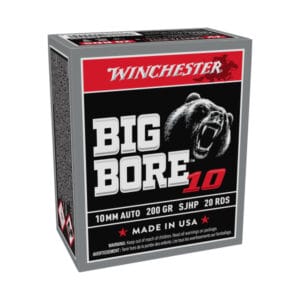 Winchester Big Bore 10mm Auto 200 Grain Handgun Ammo