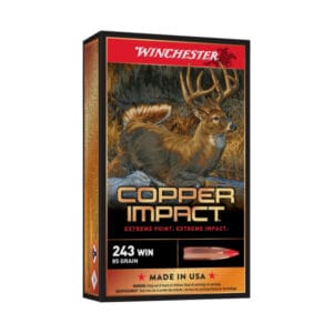 Winchester Deer Season Copper Impact .243 Win 85 Grain Centerfire Rifle Ammo