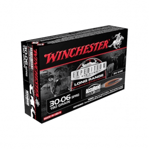 Winchester Expedition Big Game Long Range Rifle Ammunition .30-06 Sprg 190 gr. AB 2750 fps 20/ct