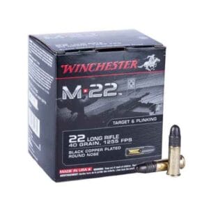 Winchester M-22 22 Long Rifle 40gr CPRN Rimfire Ammo - 1000 Rounds