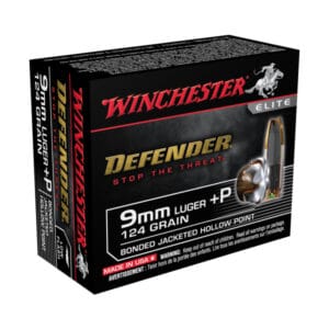 Winchester PDX1 9mm Luger 124 Grain Centerfire Bonded Handgun Ammo