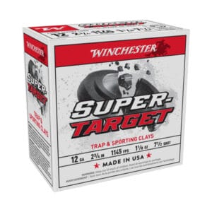 Winchester Super-Target Target Load Shotshells - 12 Gauge - 1-1/8 oz. - 7.5 shot - 25 Rounds