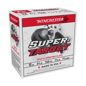 Winchester Super-Target Target Load Shotshells - 12 Gauge - 1-1/8 oz. - 7.5 shot - 250 Rounds