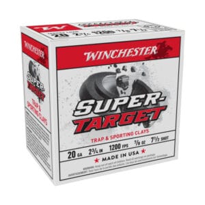 Winchester Super-Target Target Load Shotshells - 20 gauge - 7.5 Shot - 25 Rounds