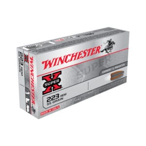 Winchester Super-X .223 Remington 55 Grain Pointed Soft Point Rifle Ammo