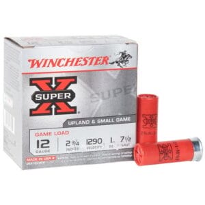 Winchester Super-X 12 Gauge 2-3/4in #7.5 1oz Upland Shotshells - 25 Rounds - #7.5