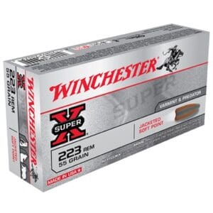 Winchester Super-X 223 Rem 55gr Jsp 20/Bx