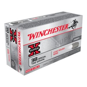 Winchester Super X 38 Special 158gr LRN Handgun Ammo - 50 Rounds