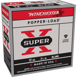 Winchester Super-X Blank Cartridges 12 ga 2-3/4" Smokeless 25/ct