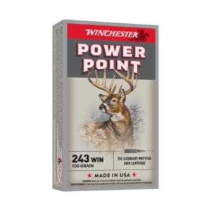 Winchester Super-X Power-Point .243 Win 100 Grain Centerfire Rifle Ammo