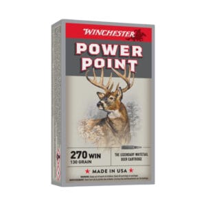 Winchester Super-X Power-Point .270 Win 130 Grain Centerfire Rifle Ammo