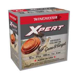 Winchester Super-X Xpert Hi-Velocity Game and Target Steel Shotshells - 12 Gauge - #6 - 2.75" - 25 Rounds