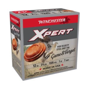 Winchester Super-X Xpert Hi-Velocity Game and Target Steel Shotshells - 12 Gauge - #7 - 2.75" - 25 Rounds