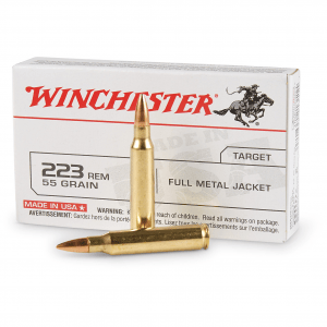 Winchester White Box .223 Remington 55 Grain FMJ 20 Rounds