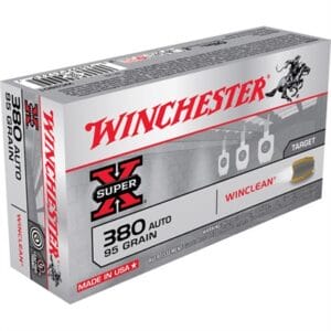 Winclean Ammo 380 Auto 95gr Beb - 380 Acp 95gr Brass Enclosed Base 50/Box