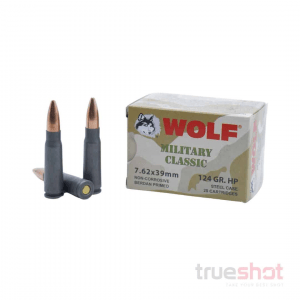 Wolf - Military Classic - 7.62x39 - 124 Grain - HP - Steel Case - 20 Rounds