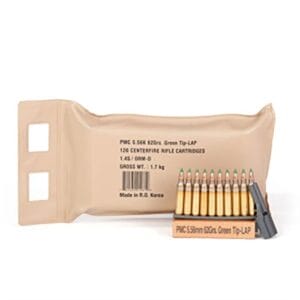 X-Tac 5.56 Nato 62 Grain Battle Pack Rifle Ammo - 5.56x45 Nato 62gr Lap 120/Pack