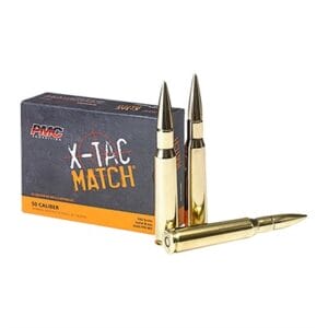 X-Tac Match 50 Bmg Rifle Ammo - 50 Bmg 740gr Solid Brass 10/Box