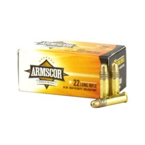 Armscor Precision High-Velocity .22 LR 36 Grain JHP Rimfire Ammo