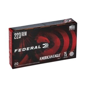 Federal American Eagle .223 Remington 75 Grain TMJ Centerfire Rifle Ammo