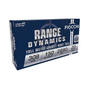 Fiocchi Shooting Dynamics .308 Winchester 150 Grain Centerfire Rifle Ammo