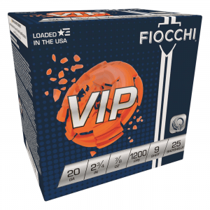 Fiocchi VIP Target 20 Gauge 2 3/4" 7/8 oz. 25 Rounds