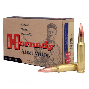 HORNADY Match 308 Win 178Gr BTHP Rifle Ammo (8105)