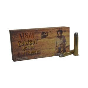 HSM Cowboy Action .45-70 Government 405 Grain Round Nose Flat Point Centerfire Rifle Ammo