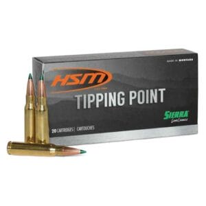 HSM Tipping Point 7mm-08 Remington 165gr Ballistic Tip Rifle Ammo - 20 Rounds