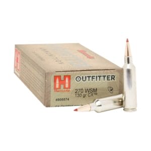 Hornady Outfitter .270 WSM 130 Grain CX Centerfire Rifle Ammo