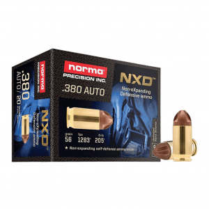 NORMA USA .380 Auto NXD 20rd Self-Defense Ammo (611040020)