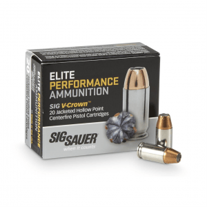 SIG SAUER Elite V-Crown .45 ACP JHP 200 Grain 20 Rounds