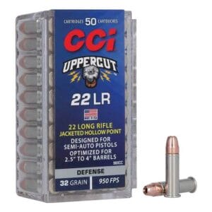 CCI Uppercut 22 Long Rifle 32gr Jacketed Hollow Point Rifle Ammo - 50 Rounds