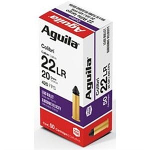 Colibri 22 Long Rifle Rimfire Ammo - 22 Long Rifle 20gr Colibri Lead Solid Point 50/Box