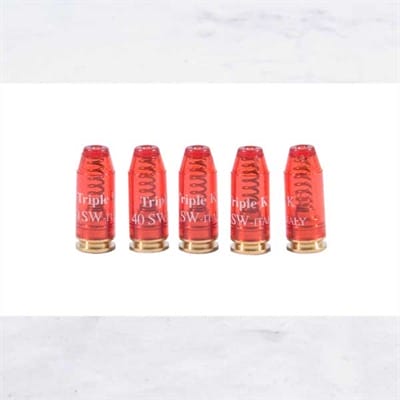 Deluxe Snap Caps Dummy Rounds - .40 Smith & Wesson, 5 Per Pak