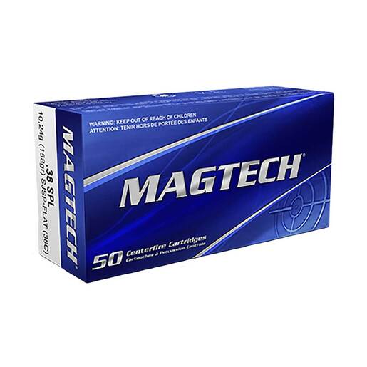 Magtech Range/Training 38 Special 158gr SJSP Handgun Ammo - 50 Rounds