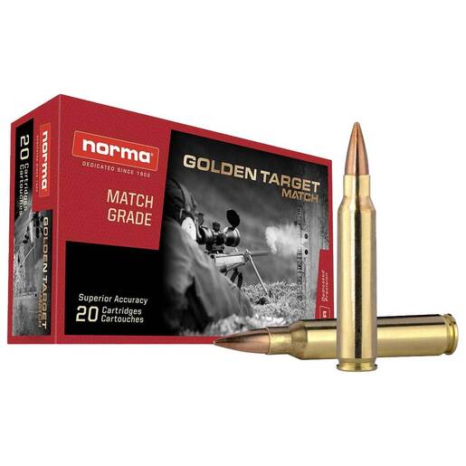 Norma Golden Target Match 223 Remington 69gr HP Rifle Ammo - 20 Rounds