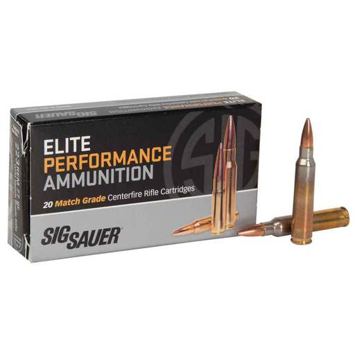 Sig Sauer Elite Performace 223 Remington 77gr OTM Centerfire Rifle Ammo - 20 Rounds