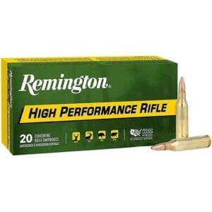 Remington High Performance 243 Winchester 80gr PSP Rifle Ammo - 20 Rounds